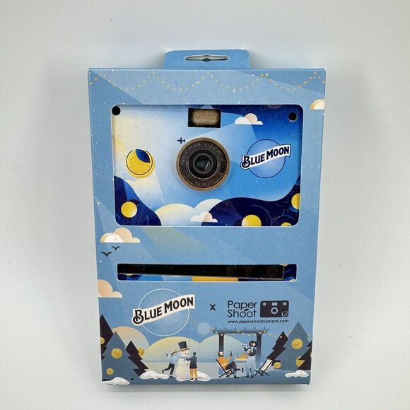 Blue Moon x Paper Shoot Cardboard Digital Camera Blue Moon Holiday Prize 2002 - Picture 1 of 5